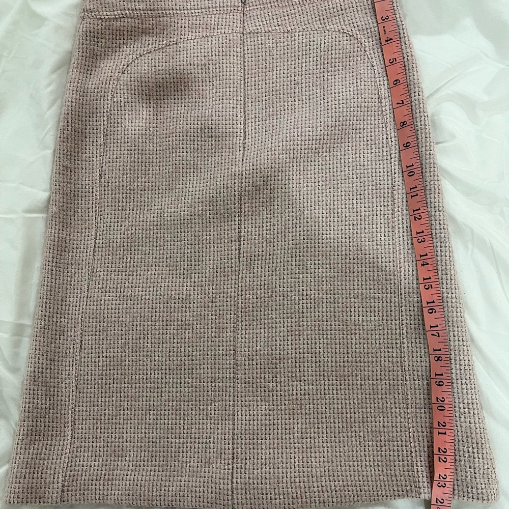 NWOT  French connection wool Skirt Size 4 color Blush Tweed